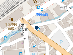 NPC24H千葉要町パーキングの位置