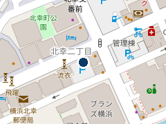 NPC24H横浜北幸第2パーキングの位置