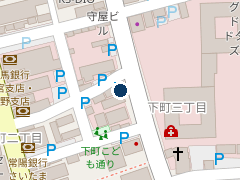 NPC24H大宮下町パーキングの位置