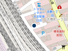 NPC24H大宮吉敷町1丁目パーキングの位置