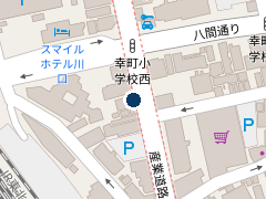 NPC24H川口駅東口パーキングの位置