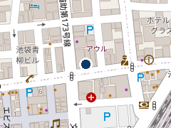 NPC24Hクイック池袋パーキングの位置