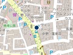 NPC24H中野中央パーキングの位置