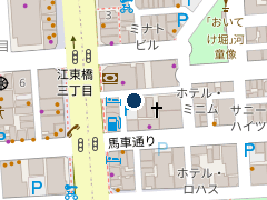 NPC24H錦糸町第1パーキングの位置