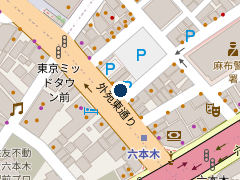 NPC24H六本木第5パーキングの位置