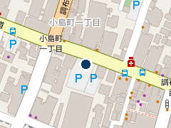 NPC24H調布第1パーキングの位置