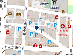 NPC24H八王子第10パーキングの位置