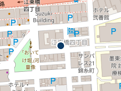 NPC24H錦糸町パーキングの位置