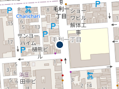 NPC24H毛利パーキングの位置