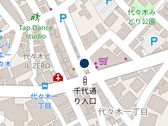NPC24H代々木第2パーキングの位置