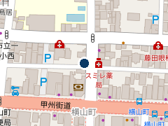 NPC24H横山町第4パーキングの位置