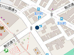 NPC24H二子玉川パーキングの位置