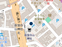 NPC24H上荻パーキングの位置