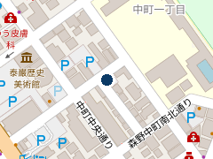 NPC24H町田中町第3パーキングの位置