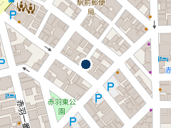 NPC24H赤羽1丁目第3パーキングの位置