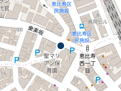 NPC24H恵比寿西2丁目第2パーキングの位置