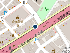 NPC24H六本木4丁目パーキングの位置