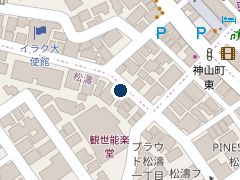NPC24H松濤第5パーキングの位置