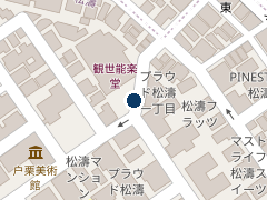 NPC24H松濤第6パーキングの位置
