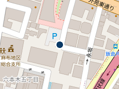 NPC24H六本木5丁目第1パーキングの位置