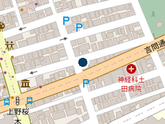 NPC24H上野桜木第1パーキングの位置