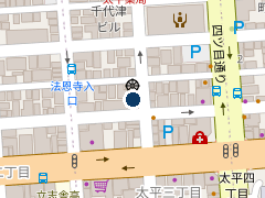 NPC24H太平第1パーキングの位置