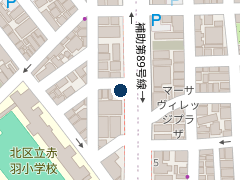 NPC24H赤羽1丁目パーキングの位置