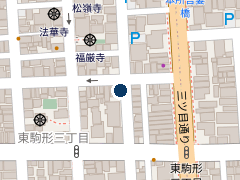 NPC24H東駒形第2パーキングの位置