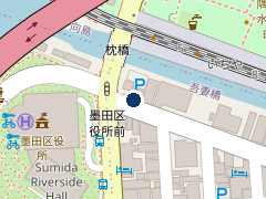 NPC24H吾妻橋第1パーキングの位置