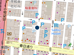 NPC24H東上野1丁目第3パーキングの位置