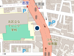 NPC24H志茂1丁目パーキングの位置