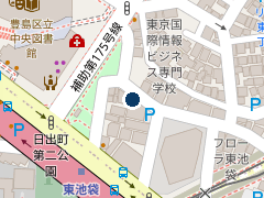 NPC24H東池袋4丁目第3パーキングの位置