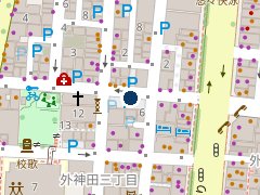 NPC24H外神田3丁目第2パーキングの位置