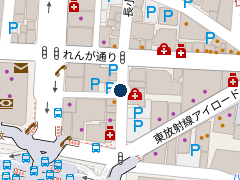 三井のリパーク 八王子駅北口前第２の位置