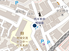 三井のリパーク 代々木２丁目第３の位置