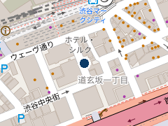 三井のリパーク 道玄坂１丁目の位置
