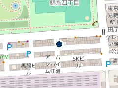 三井のリパーク 錦糸４丁目の位置