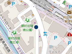三井のリパーク 原町田１丁目の位置