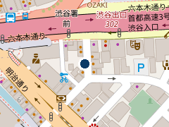 三井のリパーク 渋谷３丁目第３の位置
