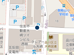 三井のリパーク 東五反田２丁目第３の位置