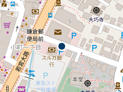 三井のリパーク 鎌倉小町第４の位置
