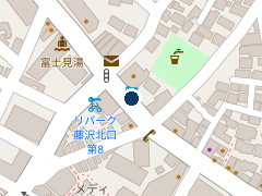 三井のリパーク 藤沢北口の位置