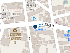 三井のリパーク 川口栄町３丁目の位置