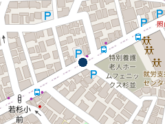 三井のリパーク 杉並清水１丁目の位置