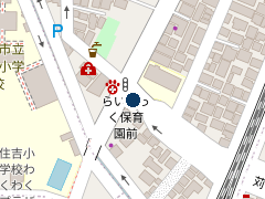 三井のリパーク 木月伊勢町の位置