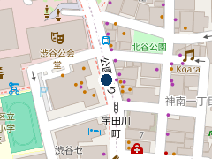 三井のリパーク 渋谷区役所前駐車場の位置