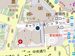 三井のリパーク モード学園コクーンタワー駐車場の位置