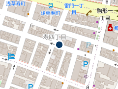 三井のリパーク 台東区寿４丁目の位置