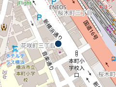 三井のリパーク 横浜花咲町３丁目の位置