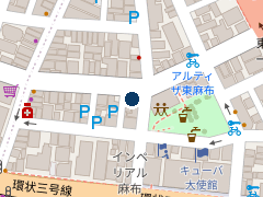 三井のリパーク 東麻布１丁目の位置